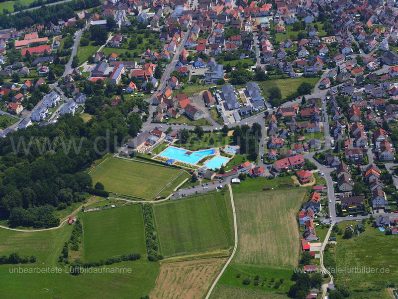 Luftaufnahme Freibad Schnaittach in Schnaittach | Mittelfranken, Bayern