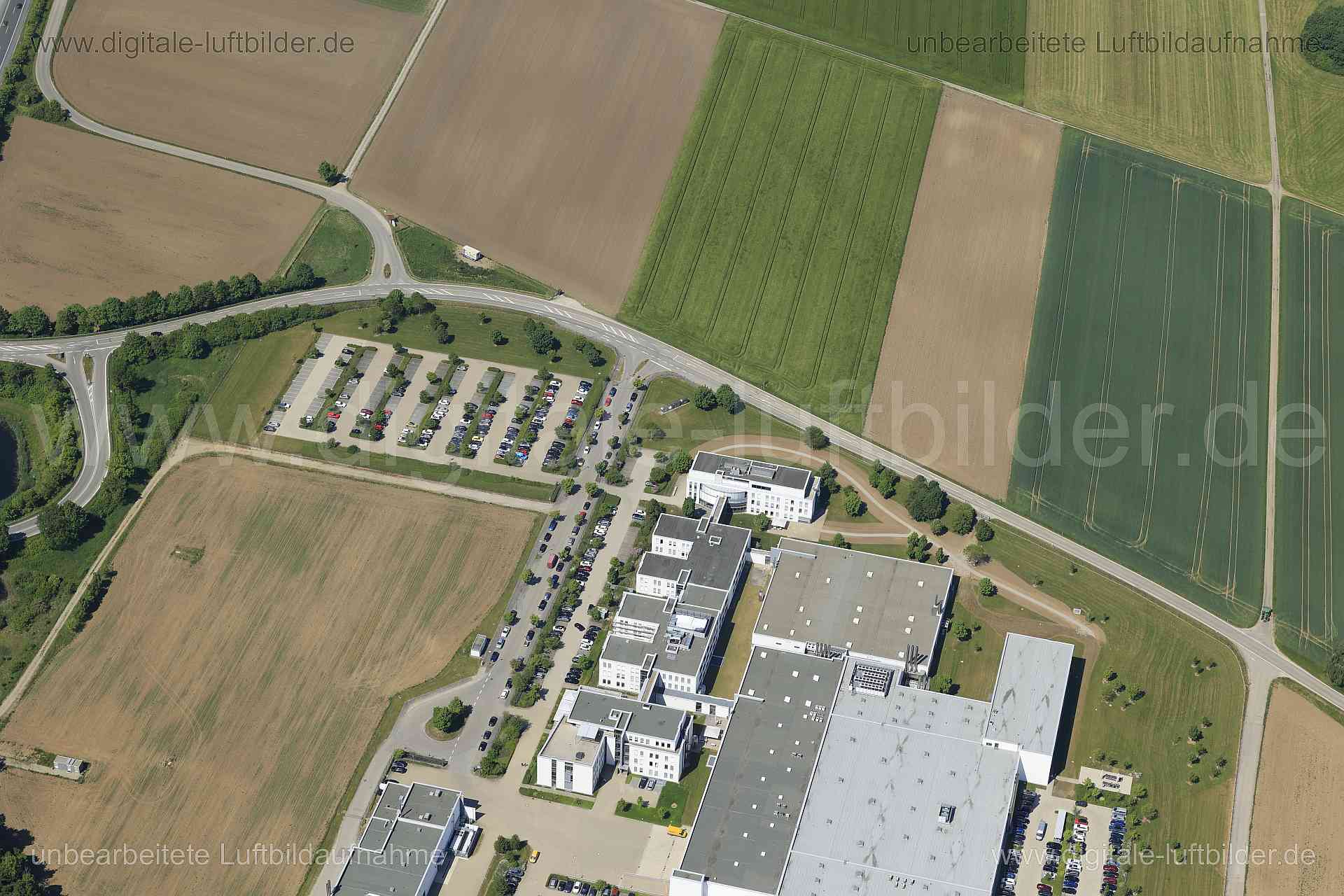 Luftaufnahme Delo-Allee in Schöffelding | Oberbayern, Bayern