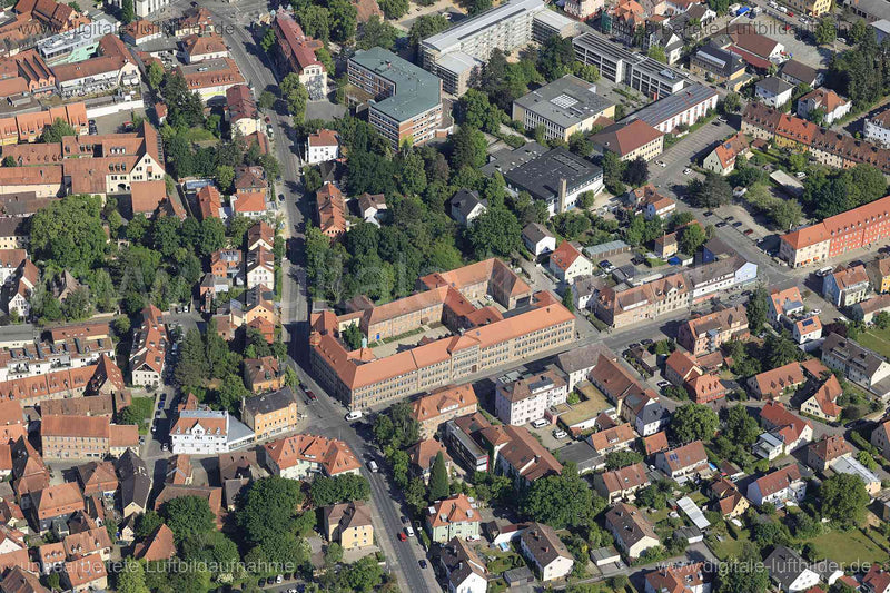 Luftaufnahme Berufsschule Schwabach in Schwabach | Mittelfranken, Bayern