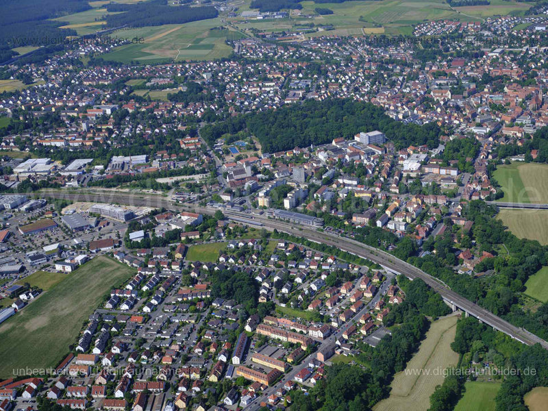 Luftaufnahme Schwabach in Schwabach | Mittelfranken, Bayern