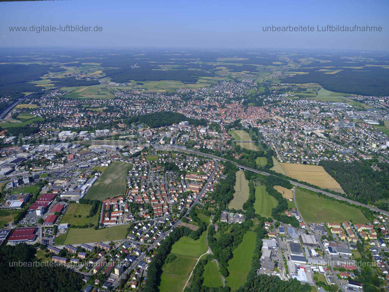 Luftaufnahme Schwabach in Schwabach | Mittelfranken, Bayern