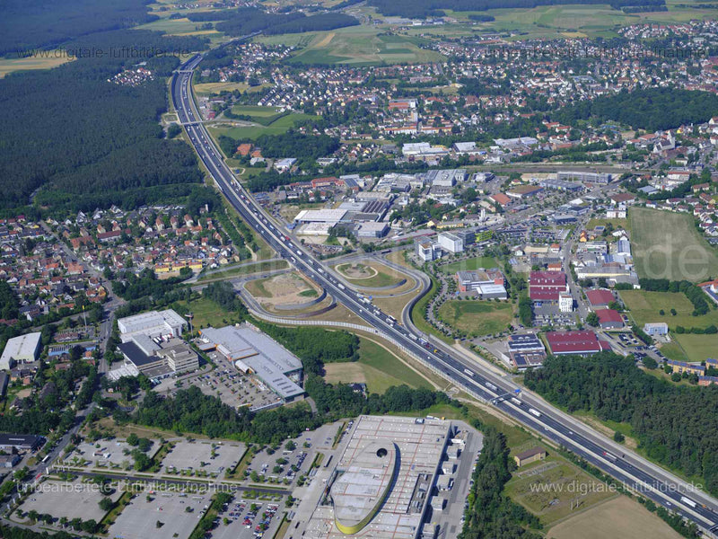 Luftaufnahme Schwabach in Schwabach | Mittelfranken, Bayern