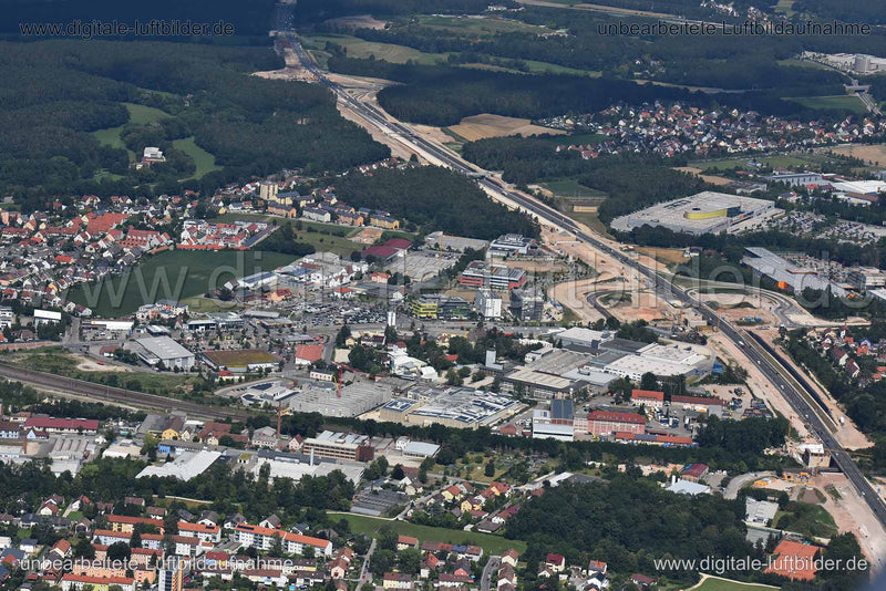 Luftaufnahme Schwabach in Schwabach | Mittelfranken, Bayern