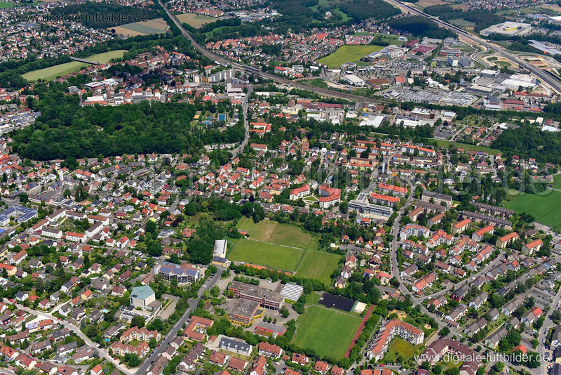 Luftaufnahme Schwabach in Schwabach | Mittelfranken, Bayern