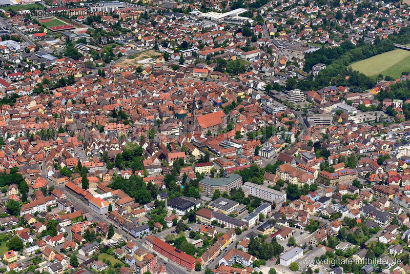 Luftaufnahme Schwabach in Schwabach | Mittelfranken, Bayern