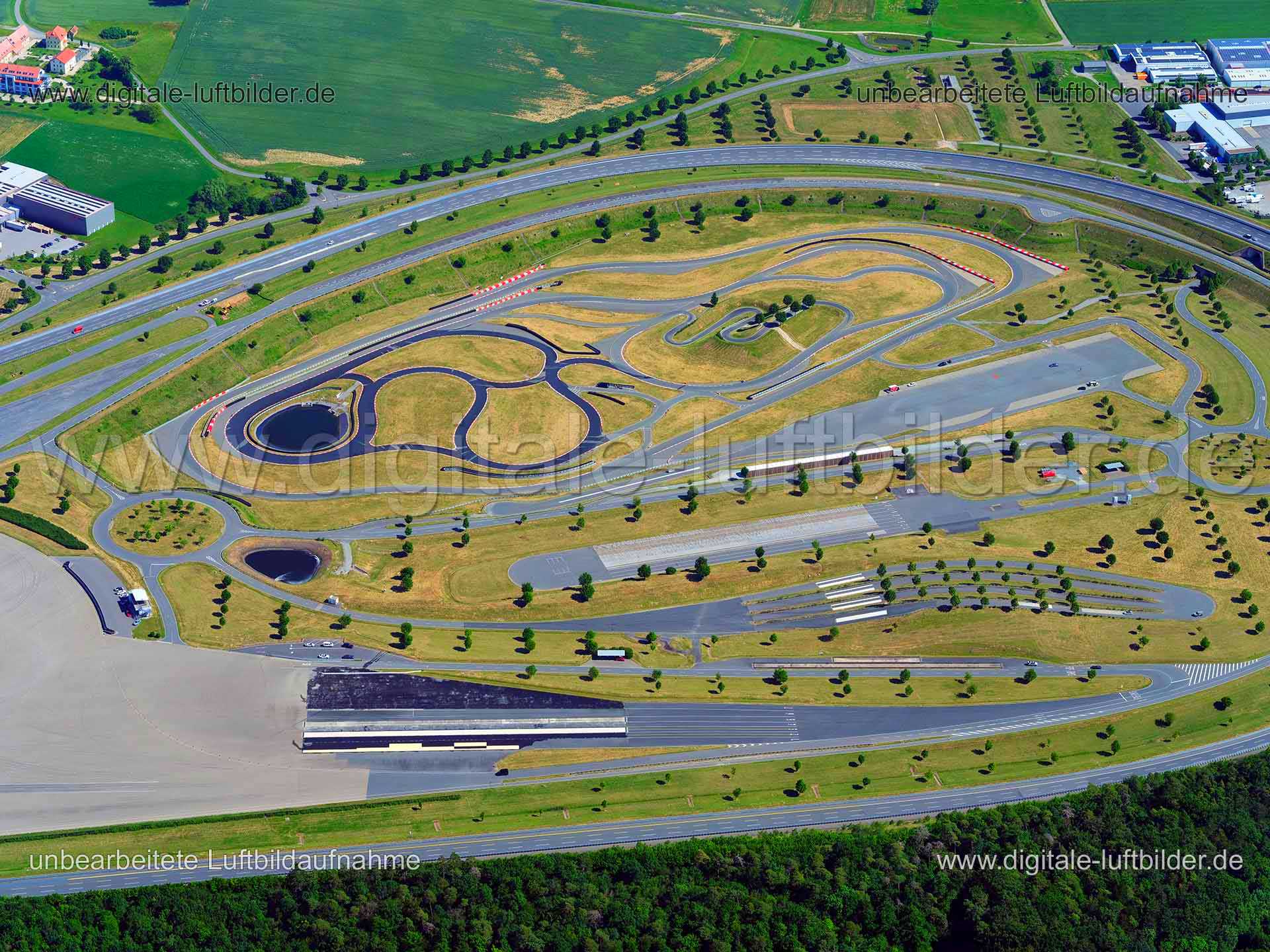 Luftaufnahme Bosch Testgelände in Schwabhausen | Stuttgart, Baden-Württemberg