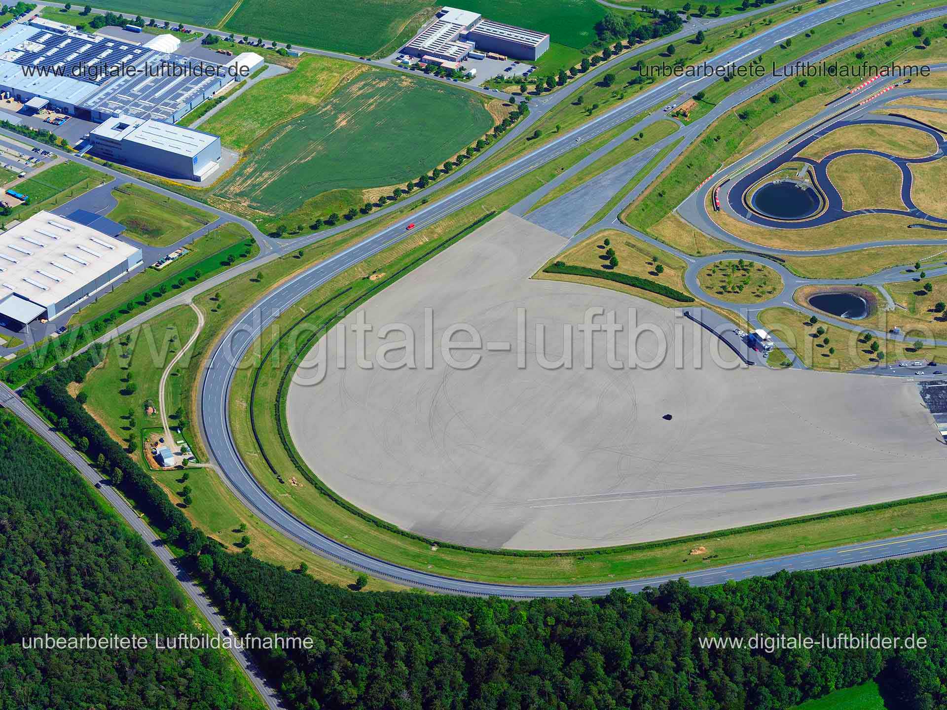 Luftaufnahme Bosch Testgelände in Schwabhausen | Stuttgart, Baden-Württemberg