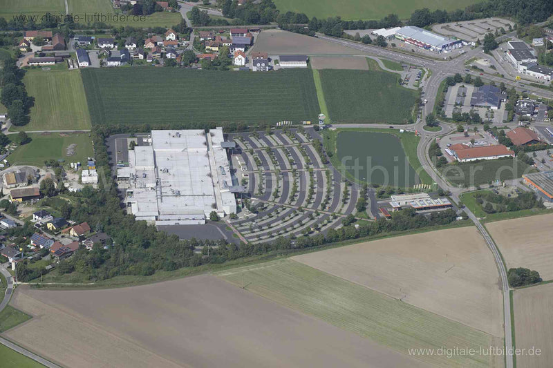 Luftaufnahme Globus Schwandorf in Schwandorf | Oberpfalz, Bayern
