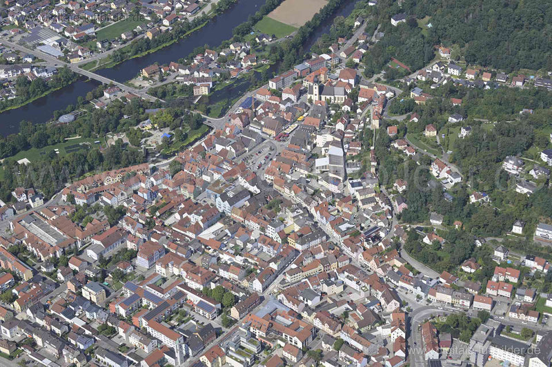 Luftaufnahme Schwandorf Innenstadt in Schwandorf | Oberpfalz, Bayern
