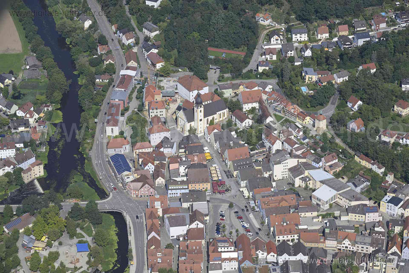 Luftaufnahme Schwandorf Innenstadt in Schwandorf | Oberpfalz, Bayern