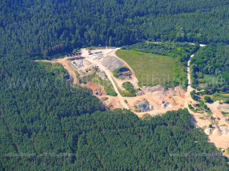 Luftaufnahme Gewerbegebiet bei Schwarzenbruck in Schwarzenbruck | Mittelfranken, Bayern