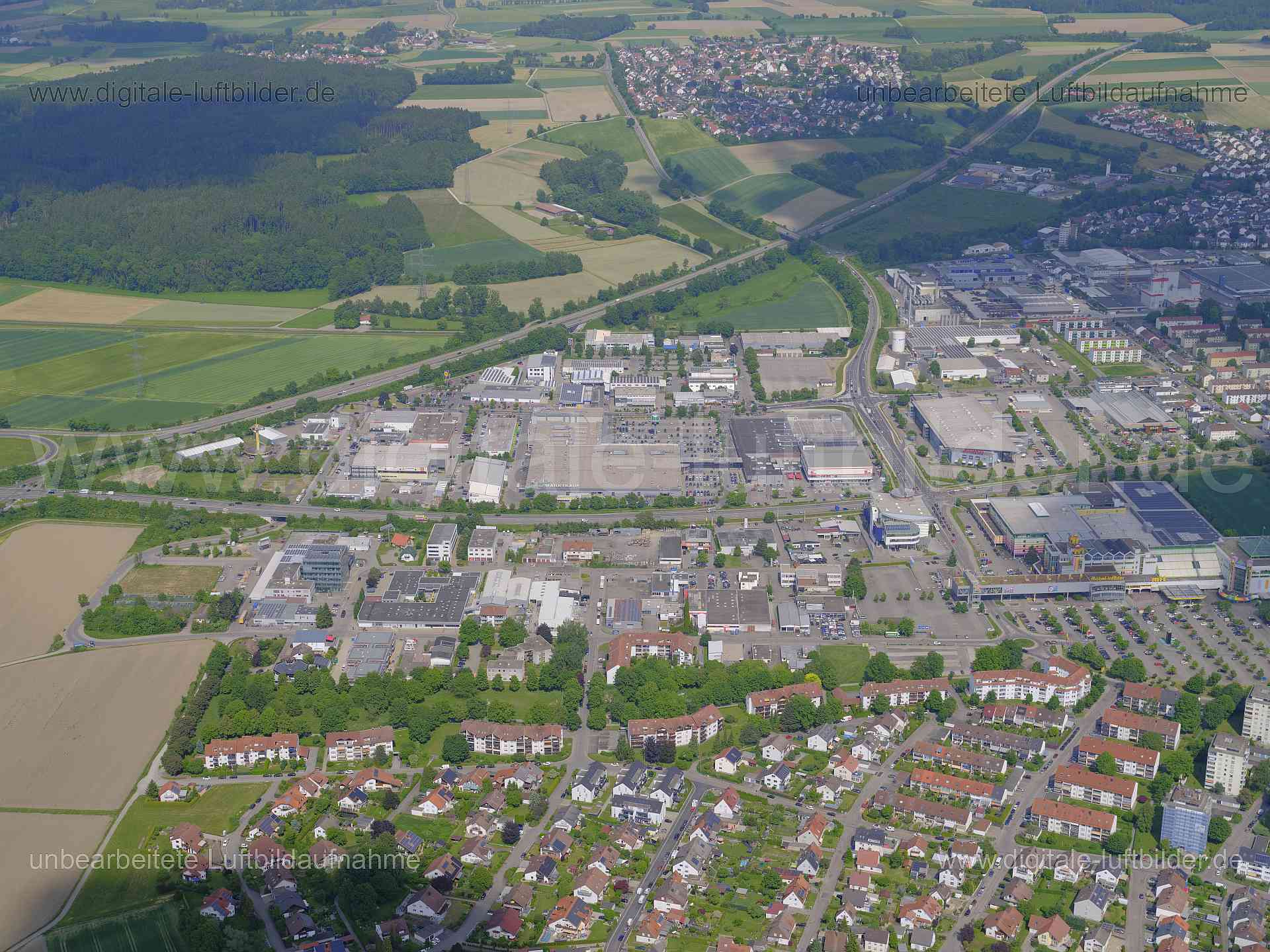 Luftaufnahme Gewerbegebiet Senden in Senden | Schwaben, Bayern