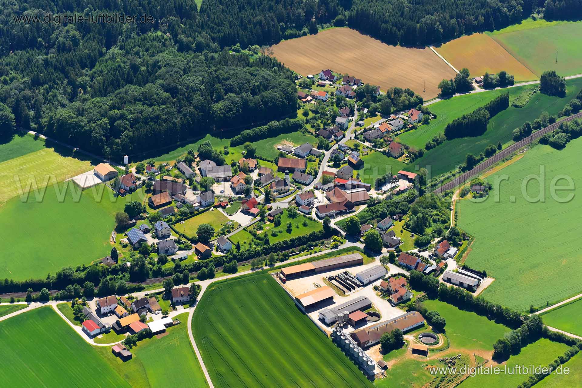 Luftaufnahme Krappenhofen in Seubersdorf | Oberpfalz, Bayern