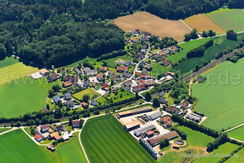 Luftaufnahme Krappenhofen in Seubersdorf | Oberpfalz, Bayern