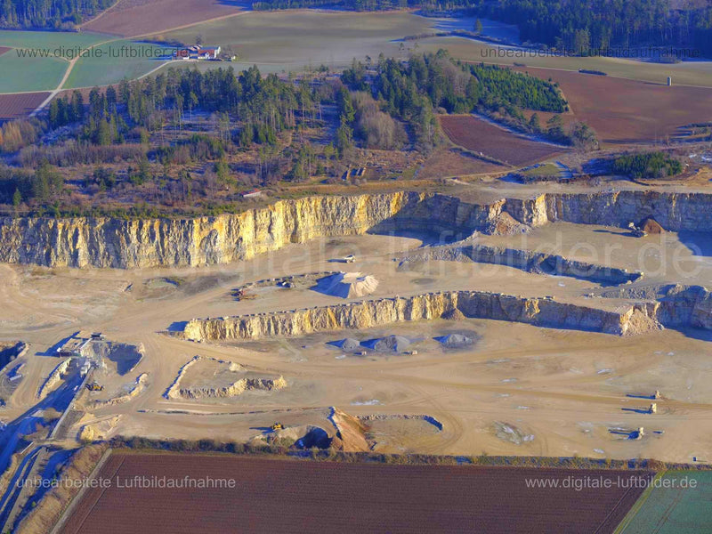 Luftaufnahme Bärnreuther + Deuerlein Schotterwerke in Simmelsdorf | Oberpfalz, Bayern