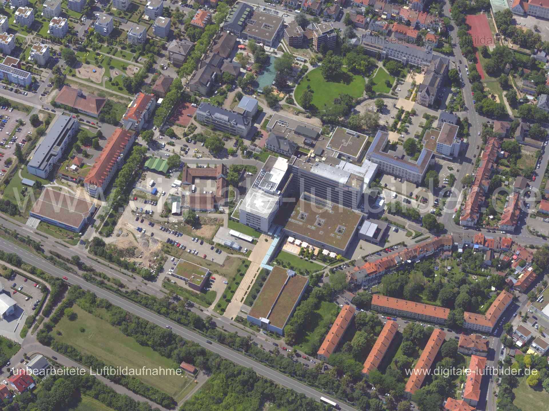 Luftaufnahme Diakonissen-Stiftungs-Krankenhaus in Speyer | Rheinland-Pfalz, Rheinland-Pfalz