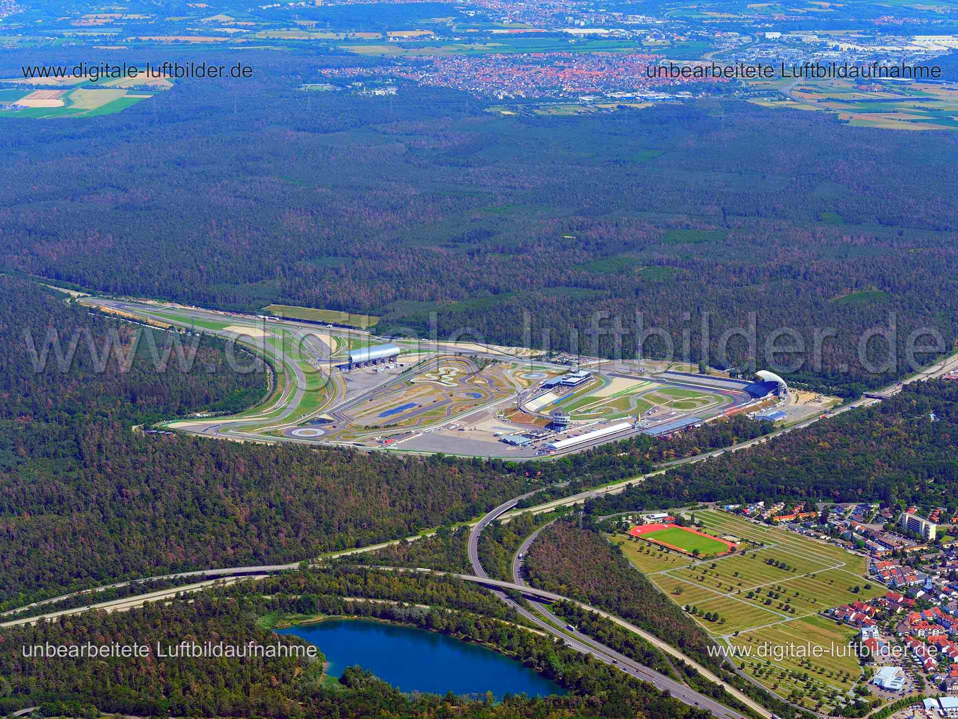 Luftaufnahme Hockenheimring in Speyer | Rheinland-Pfalz, Rheinland-Pfalz