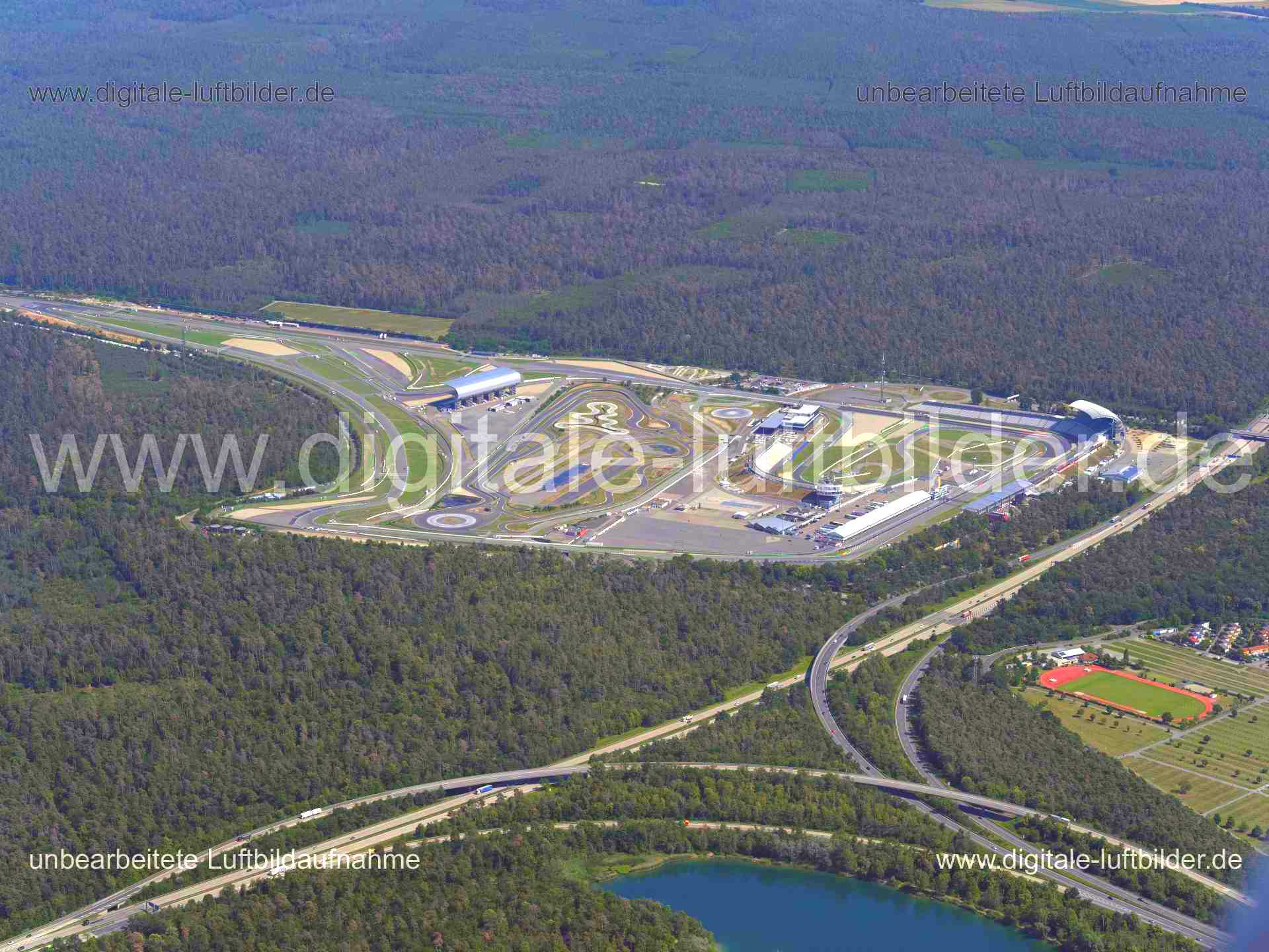 Luftaufnahme Hockenheimring in Speyer | Rheinland-Pfalz, Rheinland-Pfalz