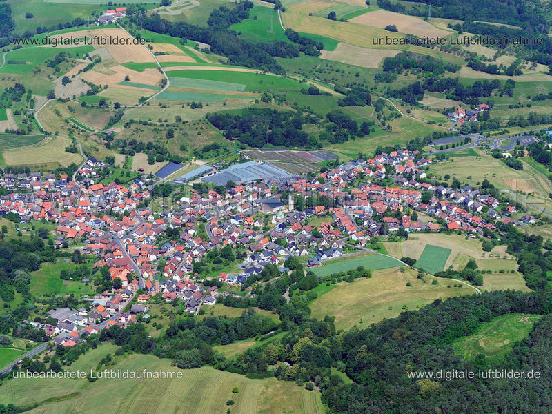 Luftaufnahme Strassbessenbach in Strassbessenbach | Unterfranken, Bayern