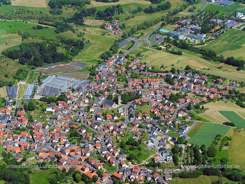 Luftaufnahme Strassbessenbach in Strassbessenbach | Unterfranken, Bayern