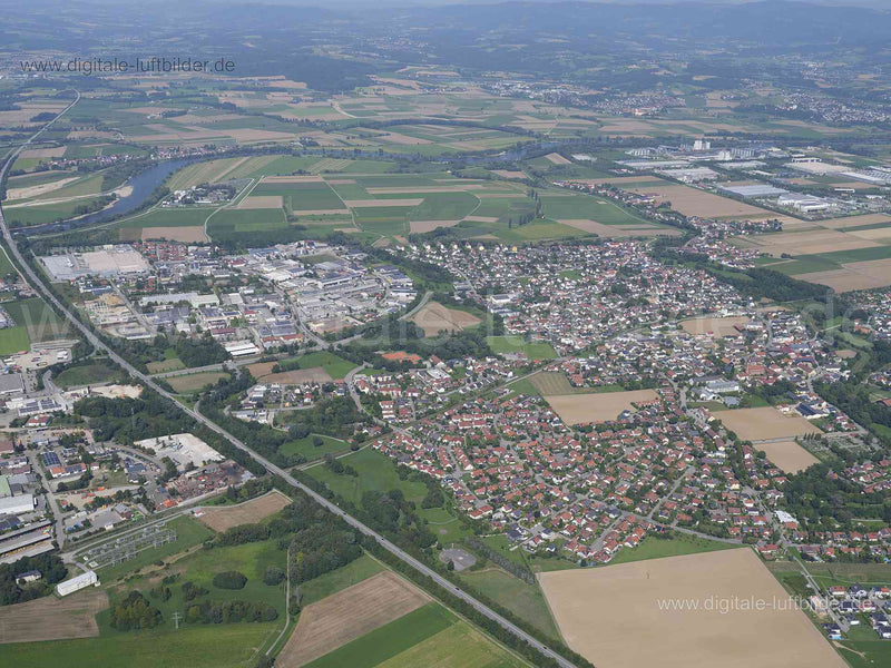 Luftaufnahme Ittling in Straubing | Niederbayern, Bayern