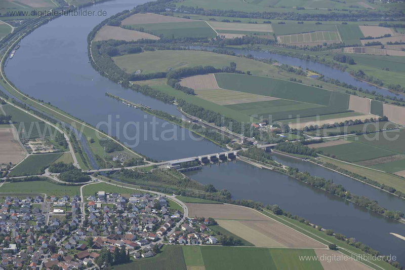 Luftaufnahme Kraftwerk Straubing in Straubing | Niederbayern, Bayern