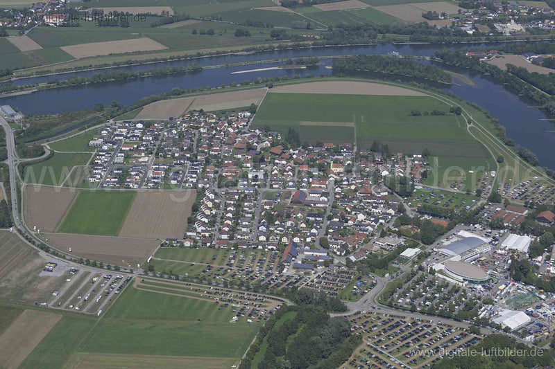 Luftaufnahme Straubing Kagers in Straubing | Niederbayern, Bayern