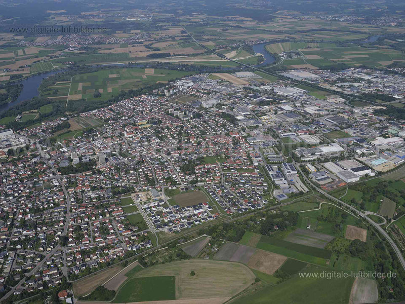 Luftaufnahme Straubing Ost in Straubing | Niederbayern, Bayern