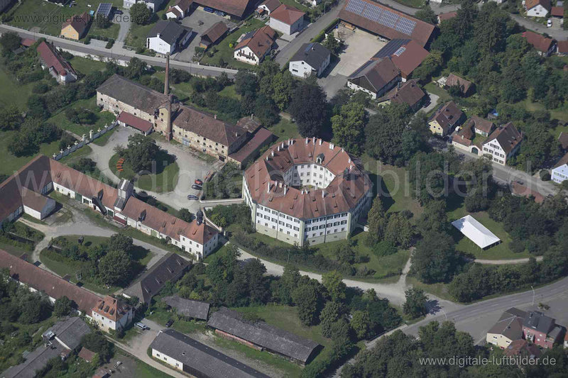 Luftaufnahme Schloss Sünching in Sünching | Oberpfalz, Bayern