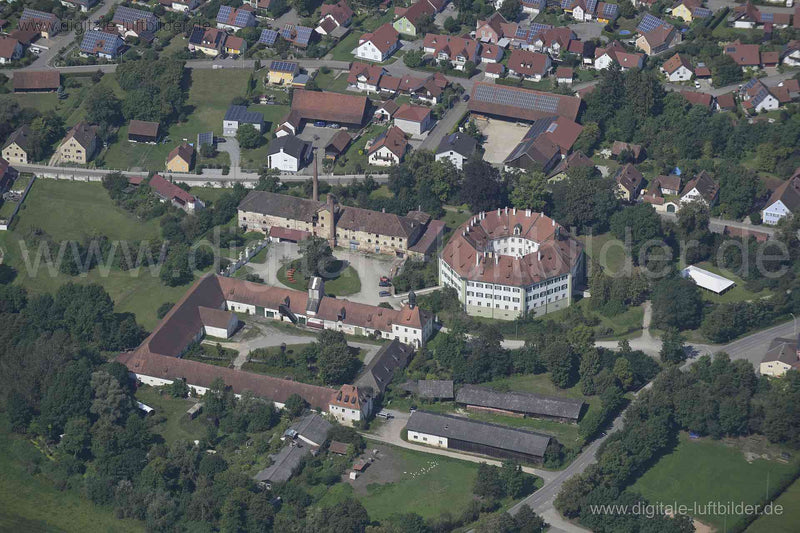 Luftaufnahme Schloss Sünching in Sünching | Oberpfalz, Bayern