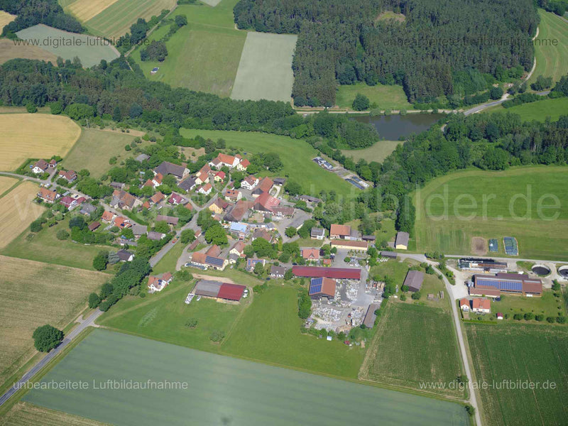 Luftaufnahme Tiefenbach in Thalmässing | Mittelfranken, Bayern