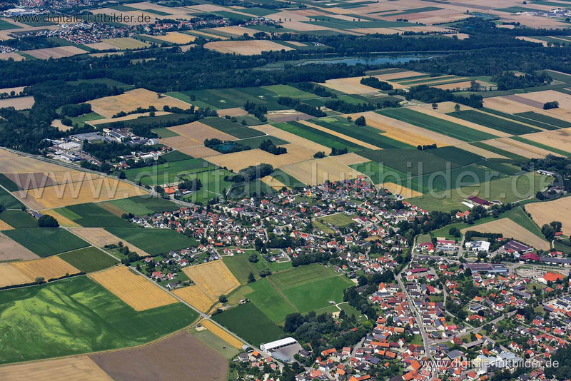 Luftaufnahme Thierhaupten in Thierhaupten | Schwaben, Bayern