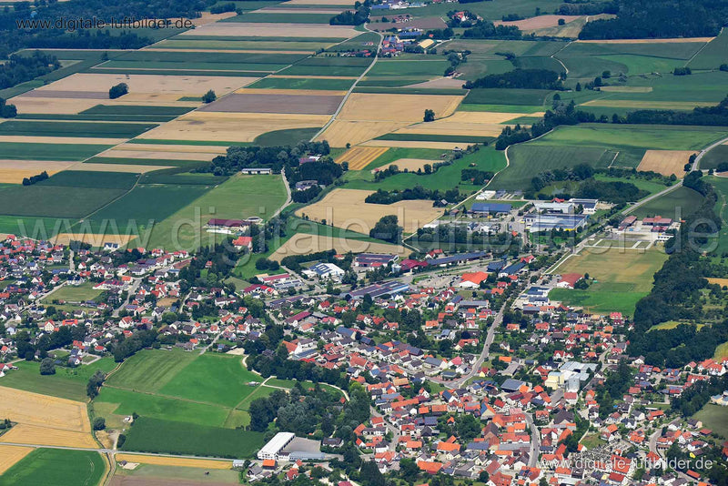 Luftaufnahme Thierhaupten in Thierhaupten | Schwaben, Bayern