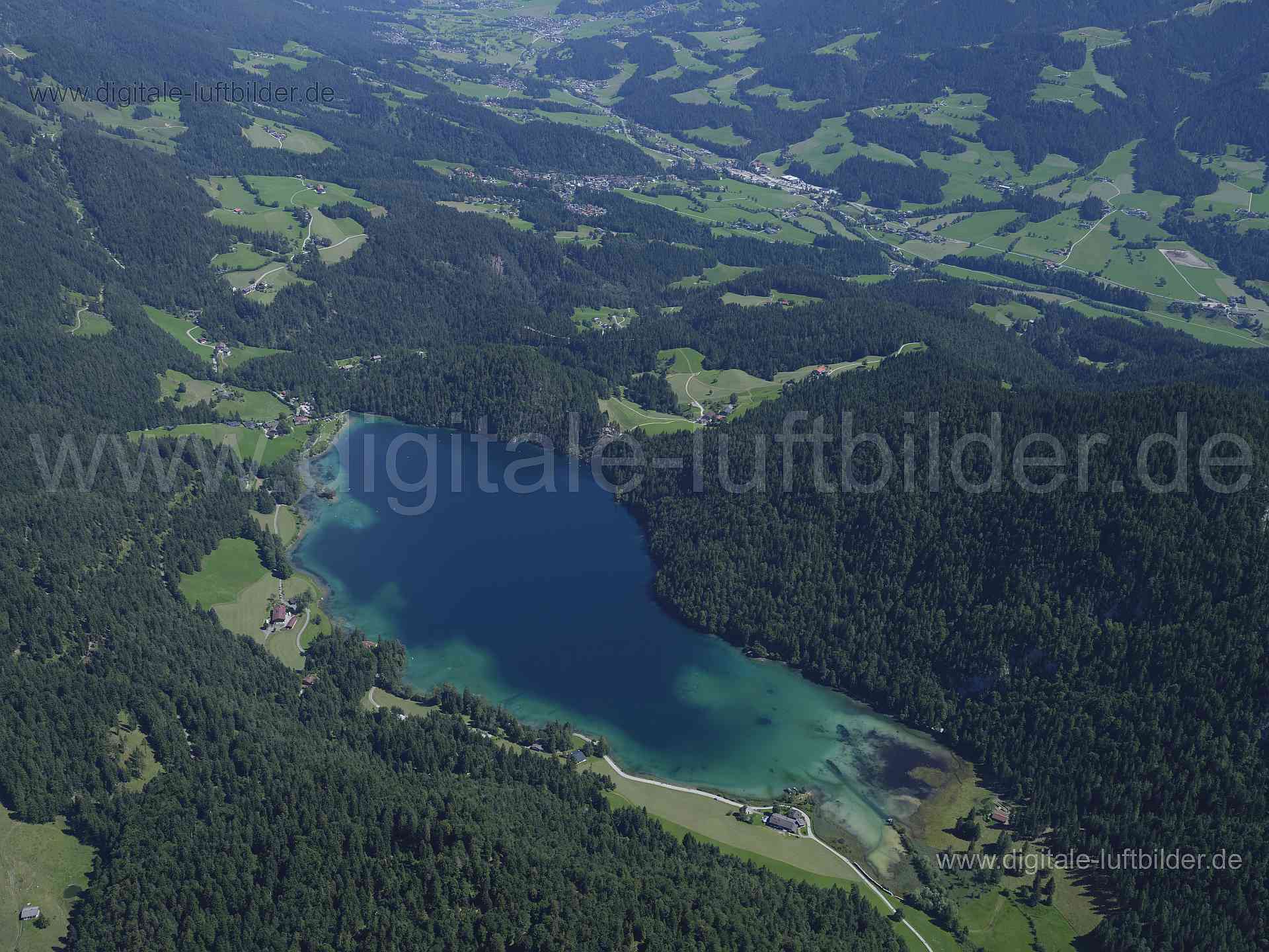 Luftaufnahme Hintersteiner See in Tirol in Tirol | Tirol, Tirol