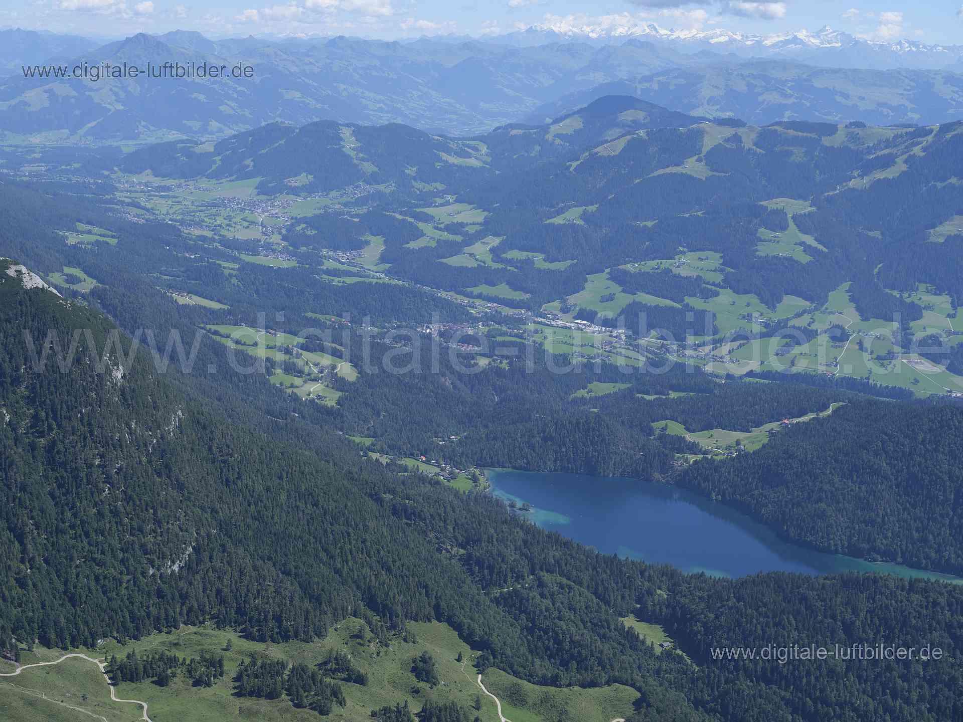 Luftaufnahme Hintersteiner See in Tirol in Tirol | Tirol, Tirol
