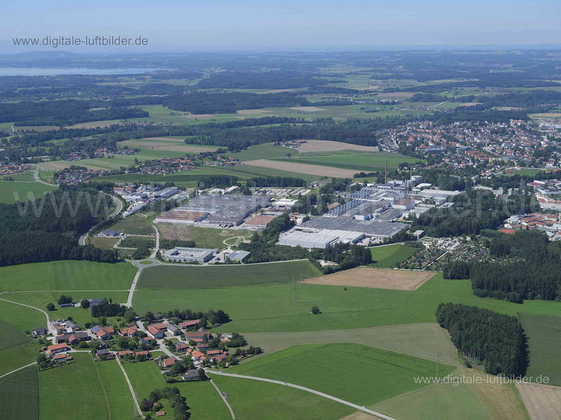 Luftaufnahme Traunreut in Traunreut | Oberbayern, Bayern