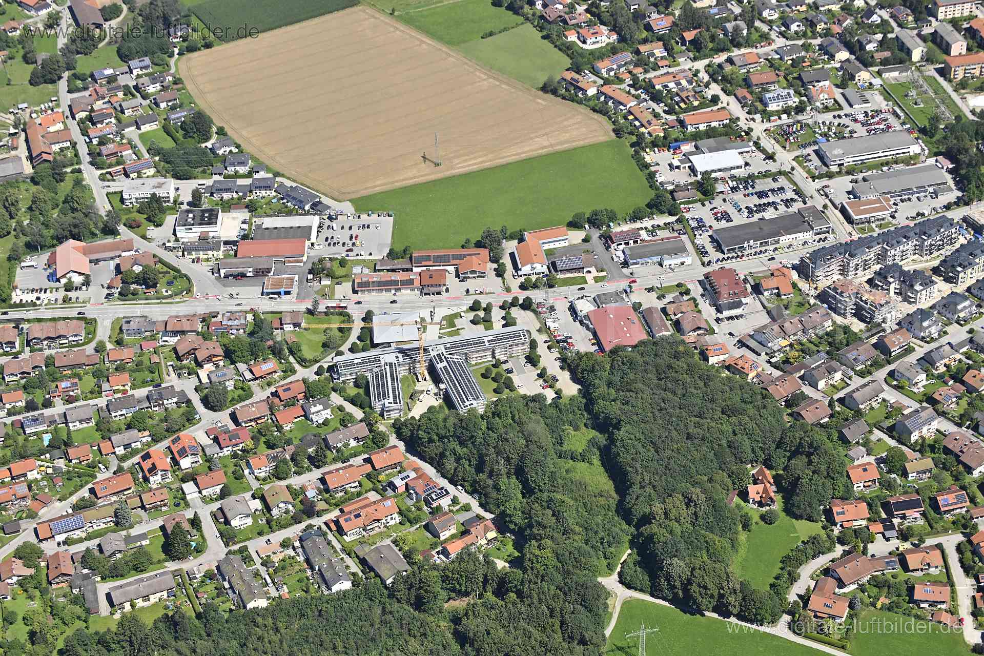 Luftaufnahme Agentur für Arbeit in Traunstein in Traunstein | Oberbayern, Bayern