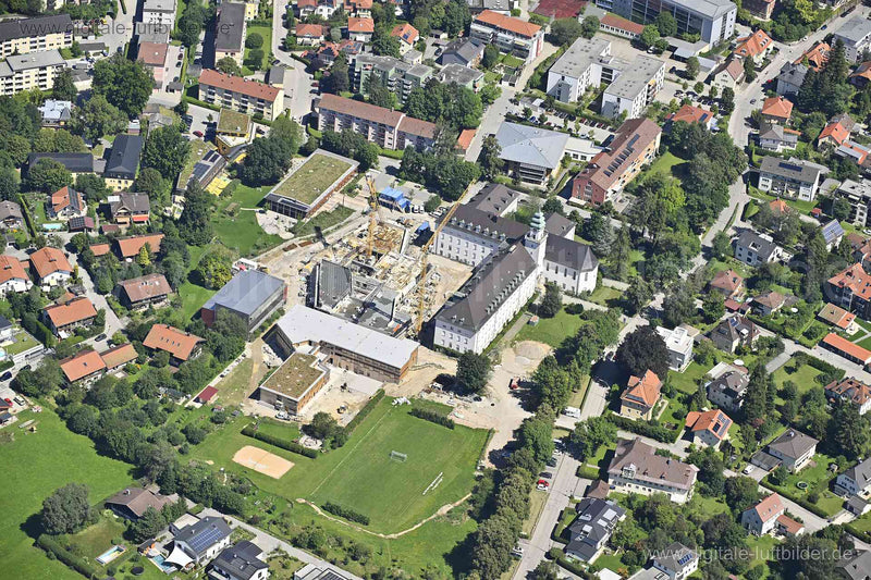 Luftaufnahme Studienseminar St. Michael in Traunstein | Oberbayern, Bayern