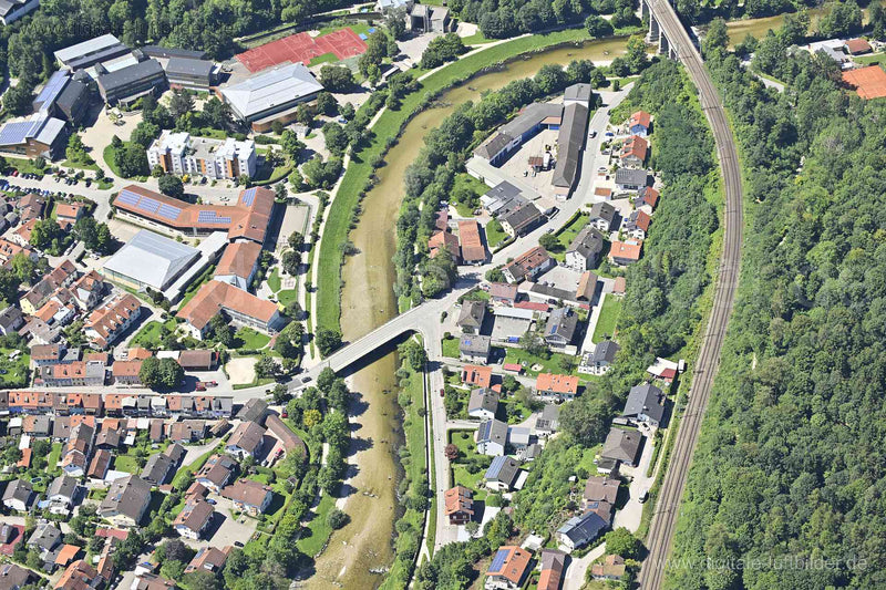 Luftaufnahme Traunstein in Traunstein | Oberbayern, Bayern
