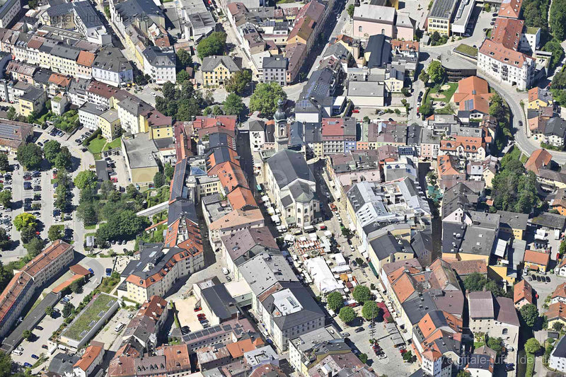 Luftaufnahme Traunstein in Traunstein | Oberbayern, Bayern