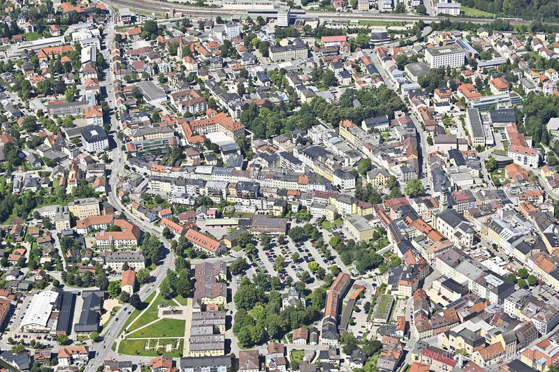 Luftaufnahme Traunstein in Traunstein | Oberbayern, Bayern