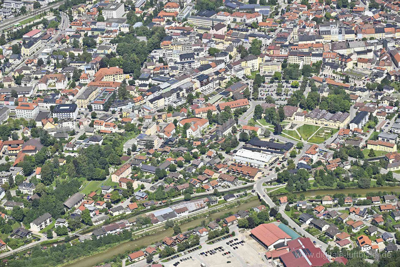 Luftaufnahme Traunstein in Traunstein | Oberbayern, Bayern