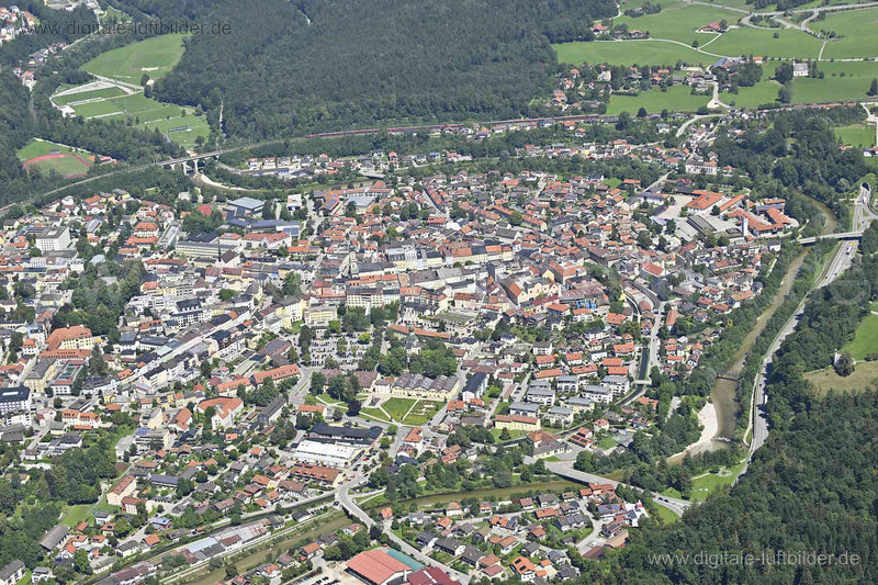 Luftaufnahme Traunstein in Traunstein | Oberbayern, Bayern