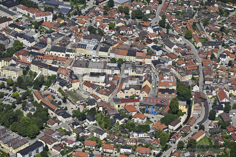 Luftaufnahme Traunstein in Traunstein | Oberbayern, Bayern