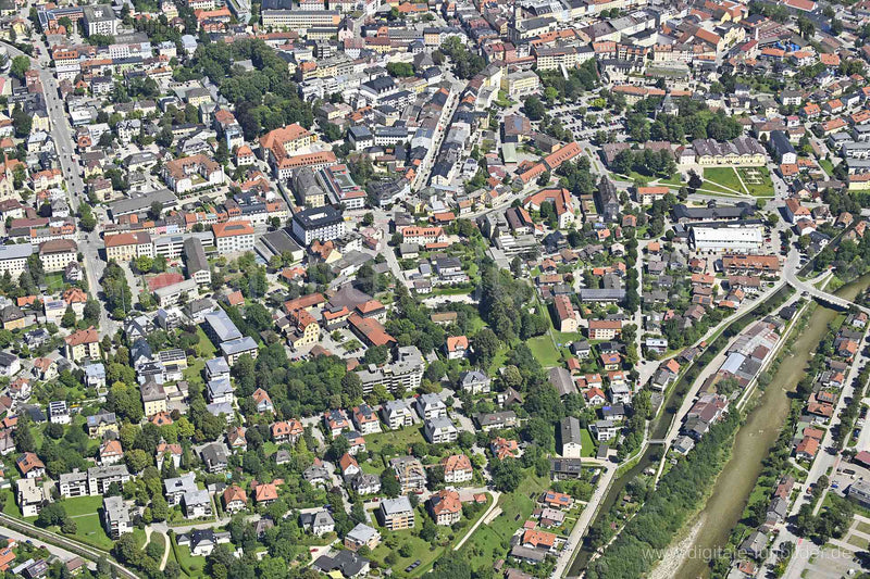 Luftaufnahme Traunstein in Traunstein | Oberbayern, Bayern