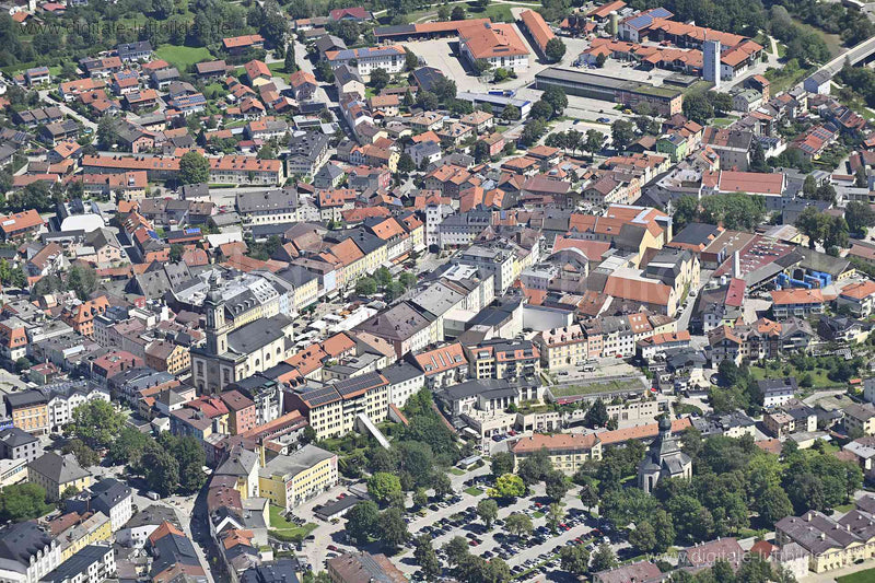 Luftaufnahme Traunstein in Traunstein | Oberbayern, Bayern