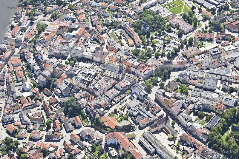 Luftaufnahme Traunstein in Traunstein | Oberbayern, Bayern