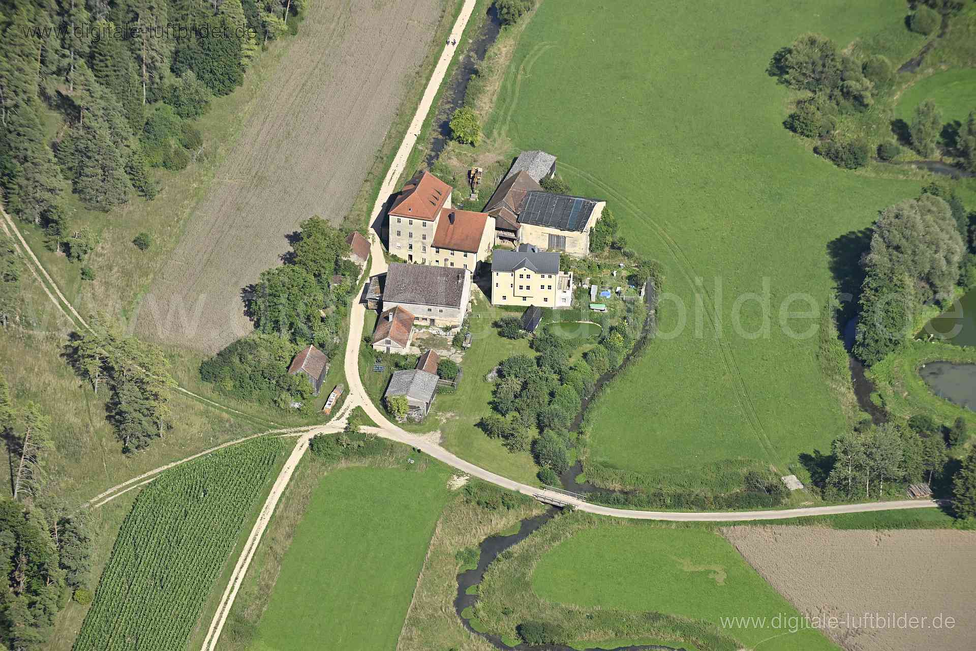 Luftaufnahme Flemmühle in Treuchtlingen | Mittelfranken, Bayern