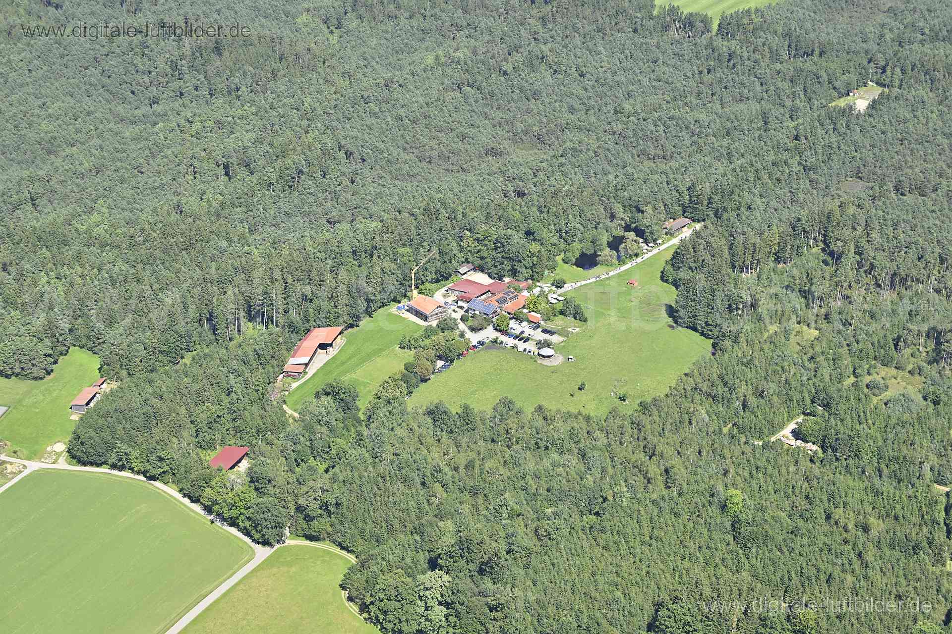 Luftaufnahme Fuchsholz in Tuntenhausen | Oberbayern, Bayern