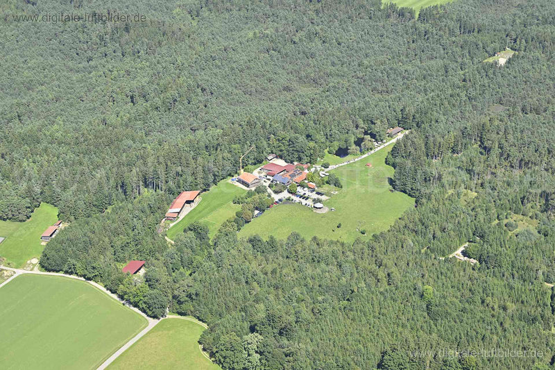Luftaufnahme Fuchsholz in Tuntenhausen | Oberbayern, Bayern